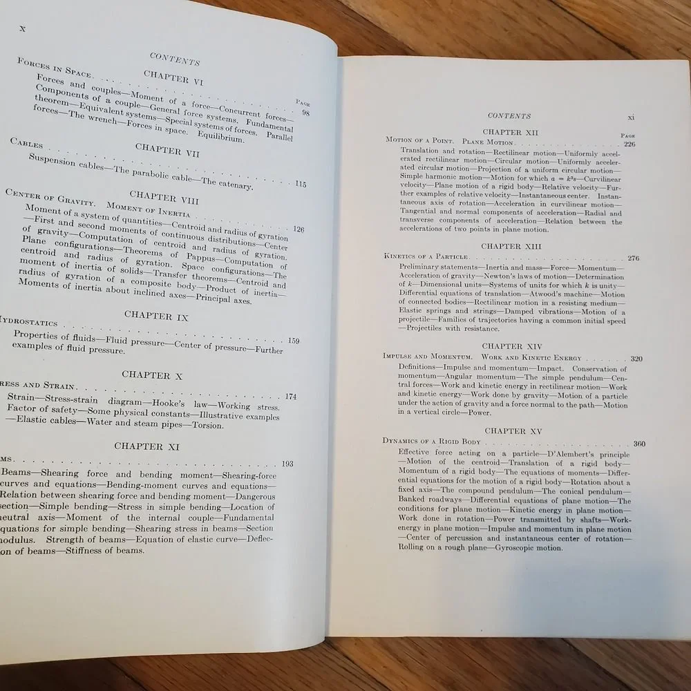 Analytical & Applied mechanics us naval‎ academy hardcover vintage 1943